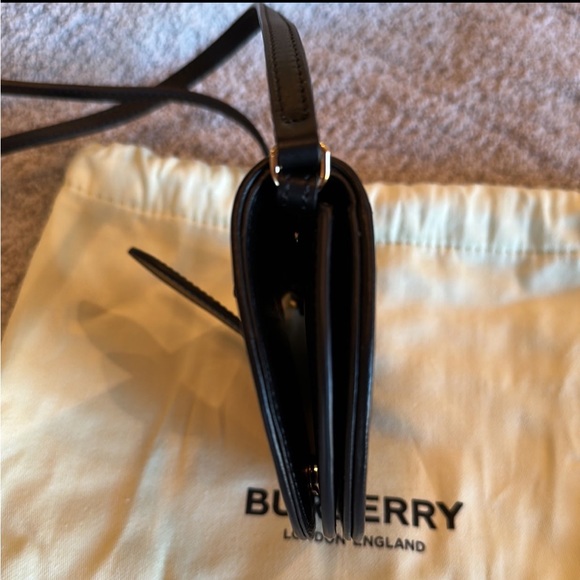 BURBERRY Micro Olympia Tartan Nylon Twill Shoulder Bag - Picture 9 of 13